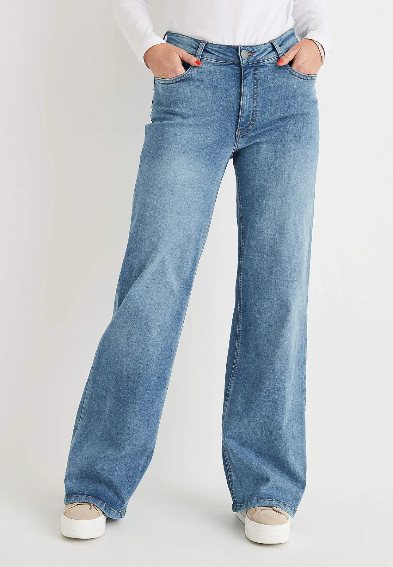 Outlet Vida jeans med hög midja Renata Byxor|Jeans