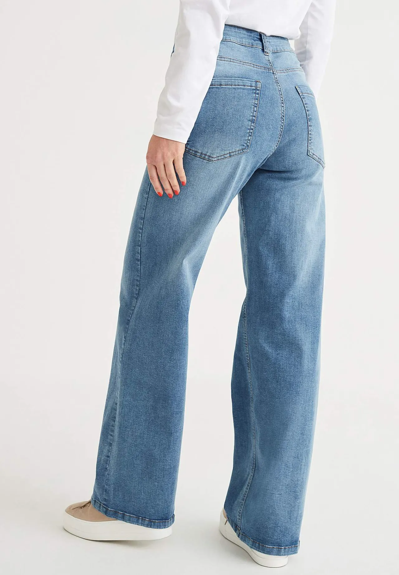 Outlet Vida jeans med hög midja Renata Byxor|Jeans