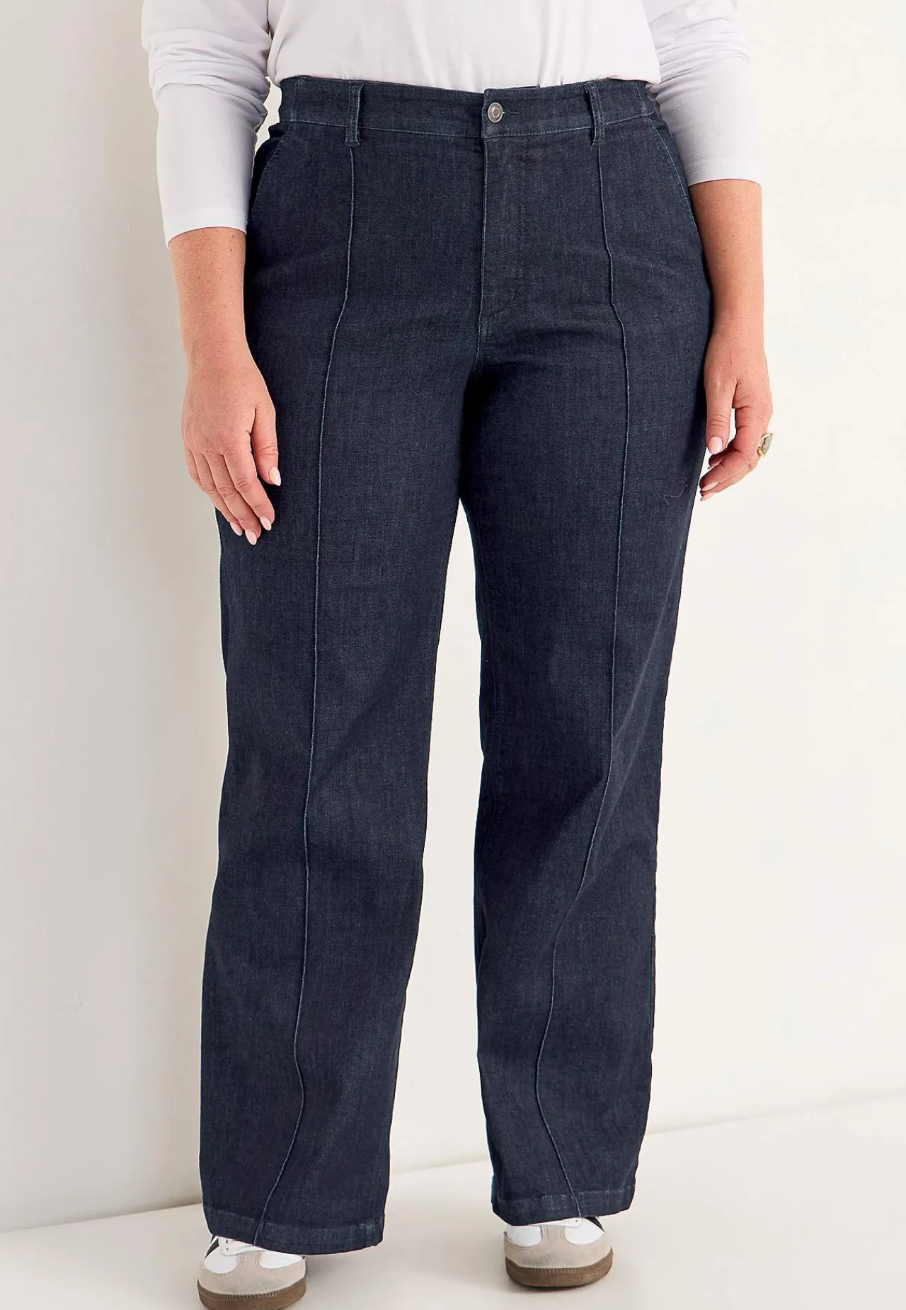 Discount Vida jeans med sydda pressveck Mia Jeans|Jeansplagg