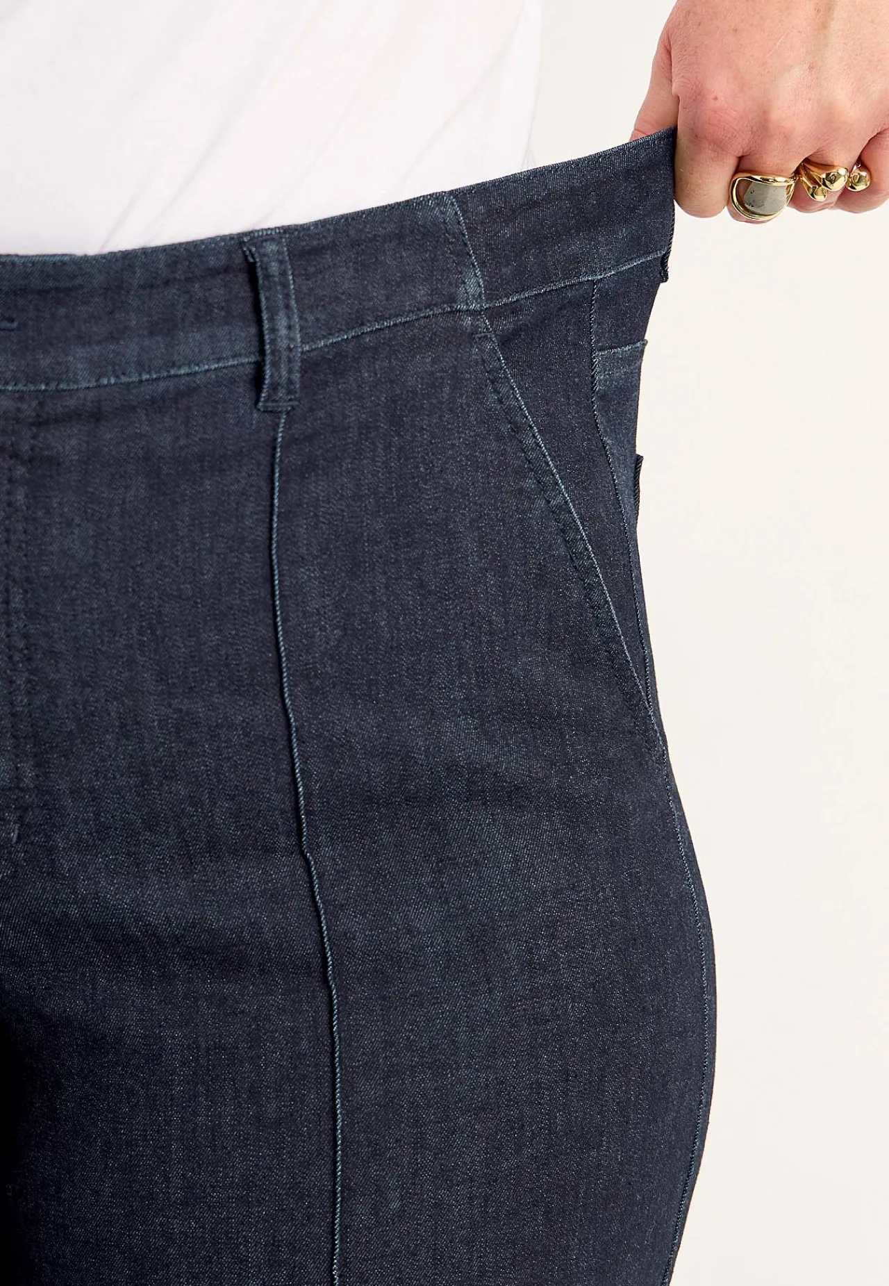Discount Vida jeans med sydda pressveck Mia Jeans|Jeansplagg