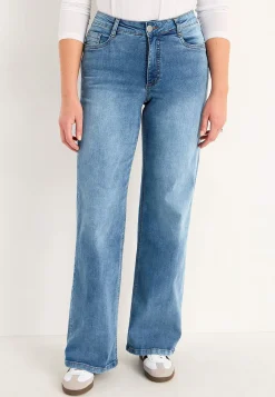 Clearance Vida, långa jeans med hög midja Renata Byxor|Jeans