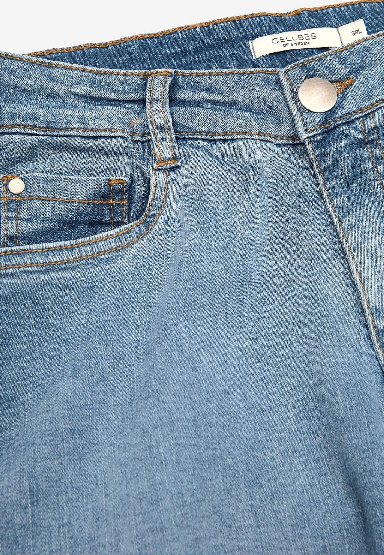 Clearance Vida, långa jeans med hög midja Renata Byxor|Jeans