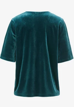 Online V-ringad sammetstopp Toppar & T-Shirts|Festkläder