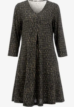 Sale V-ringad trikåklänning Klänningar & Kjolar|Plus Size