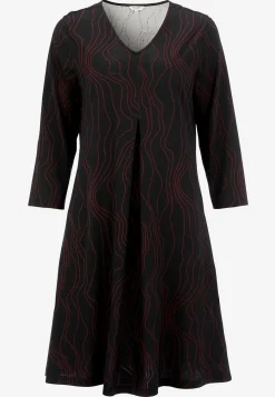 Online V-ringad trikåklänning Klänningar & Kjolar|Plus Size