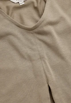 Outlet V-ringad trikåtopp Toppar & T-Shirts|Plus Size