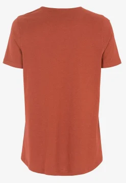 Clearance V-ringad trikåtopp Toppar & T-Shirts|Plus Size
