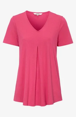 Hot V-ringad trikåtopp Toppar & T-Shirts|Plus Size