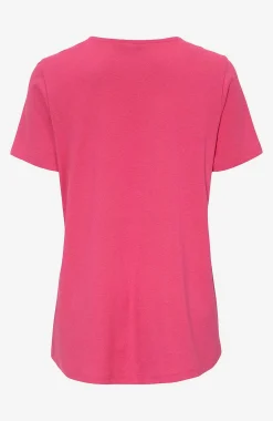 Hot V-ringad trikåtopp Toppar & T-Shirts|Plus Size