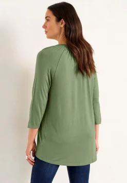 Online V-ringad trikåtunika Tunikor|Plus Size