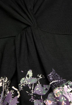 Clearance V-ringad tunika med vriden rynkdetalj Tröjor & Cardigans|Tunikor