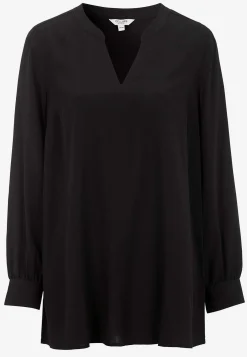 V-ringad, vävd tunika Tunikor|Plus Size