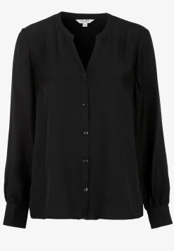Clearance Vävd blus med knappar Skjortor & Blusar|Plus Size