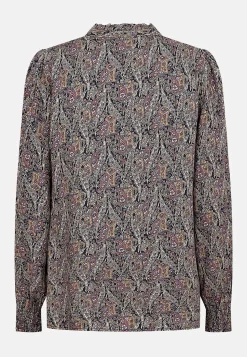 Hot Vävd blus med knappar Skjortor & Blusar