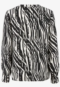 New Vävd blus med knappar Skjortor & Blusar|Plus Size