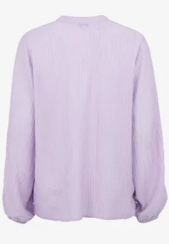 Sale Vävd blus med struktur Skjortor & Blusar|Plus Size