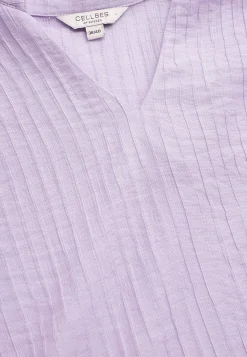 Sale Vävd blus med struktur Skjortor & Blusar|Plus Size