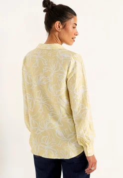 Outlet Vävd blus med vida ärmar Toppar & T-Shirts|Skjortor & Blusar