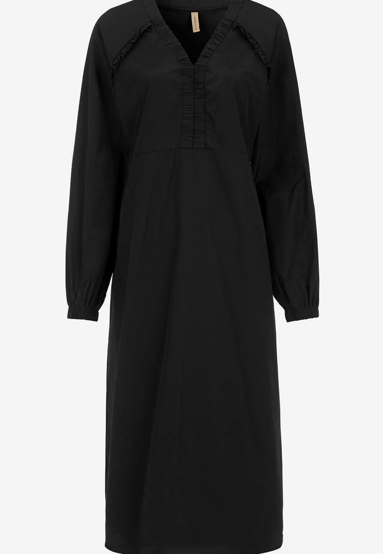 Outlet Vävd klänning i poplin Klänningar & Kjolar