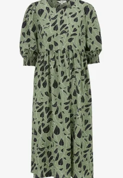Online Vävd klänning med struktur Klänningar & Kjolar|Plus Size