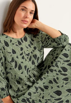 Online Vävd klänning med struktur Klänningar & Kjolar|Plus Size