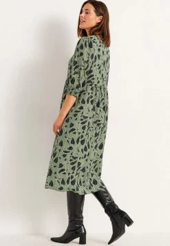 Online Vävd klänning med struktur Klänningar & Kjolar|Plus Size