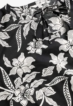 Clearance Vävd, mönstrad blus Toppar & T-Shirts|Skjortor & Blusar