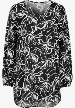 Clearance Vävd, mönstrad tunika Tunikor|Plus Size