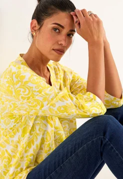 Outlet Vävd, mönstrad tunika Toppar & T-Shirts|Tunikor