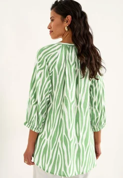Sale Vävd, mönstrad tunika Tunikor|Plus Size