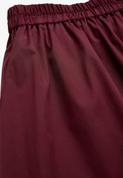 Outlet Vävd poplinkjol med fickor Klänningar & Kjolar|Plus Size