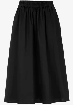 Vävd poplinkjol med fickor Klänningar & Kjolar|Plus Size