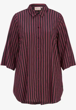 Vävd, randig skjorta Skjortor & Blusar|Plus Size