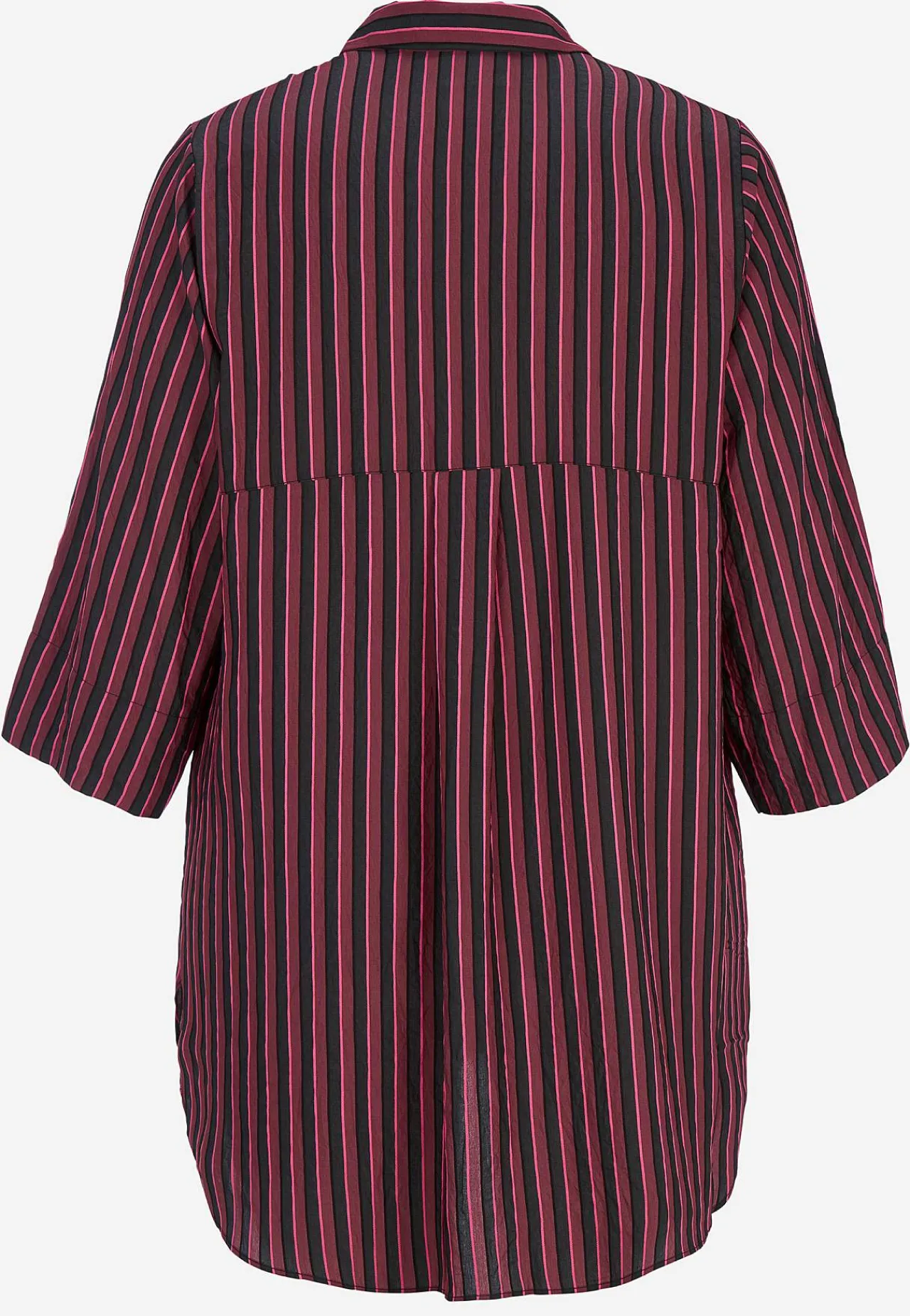 Vävd, randig skjorta Skjortor & Blusar|Plus Size