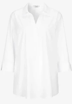 New Vävd tunika i poplin Skjortor & Blusar|Tunikor