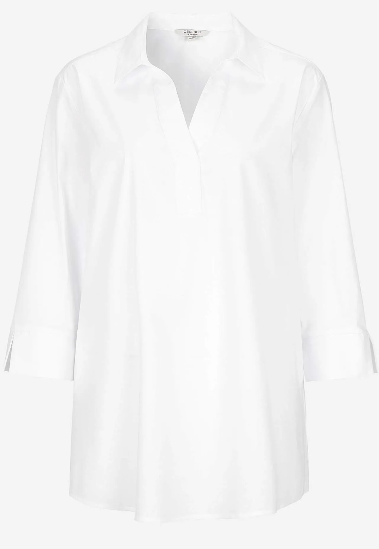 New Vävd tunika i poplin Skjortor & Blusar|Tunikor