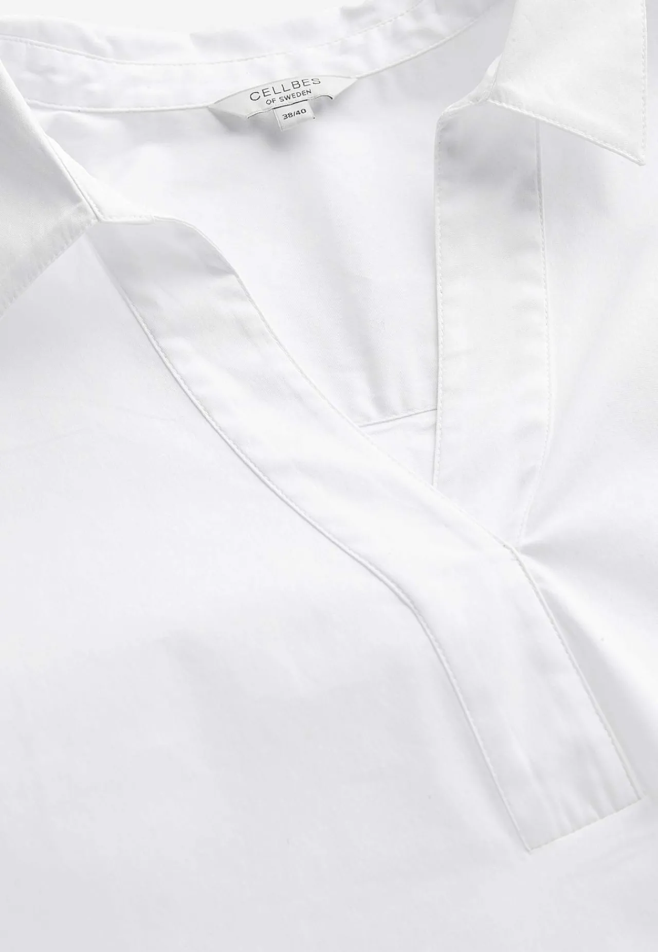New Vävd tunika i poplin Skjortor & Blusar|Tunikor