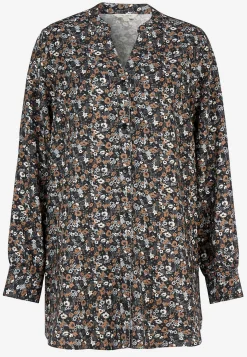 Sale Vävd tunika med knappar Tunikor|Plus Size