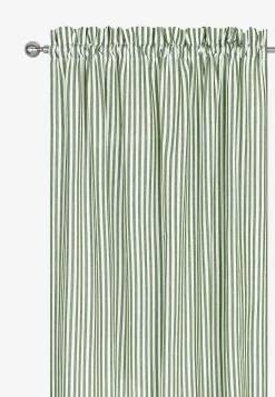 Sale Vävda, randiga gardinlängder 2-pack Gardiner|Kökstextilier